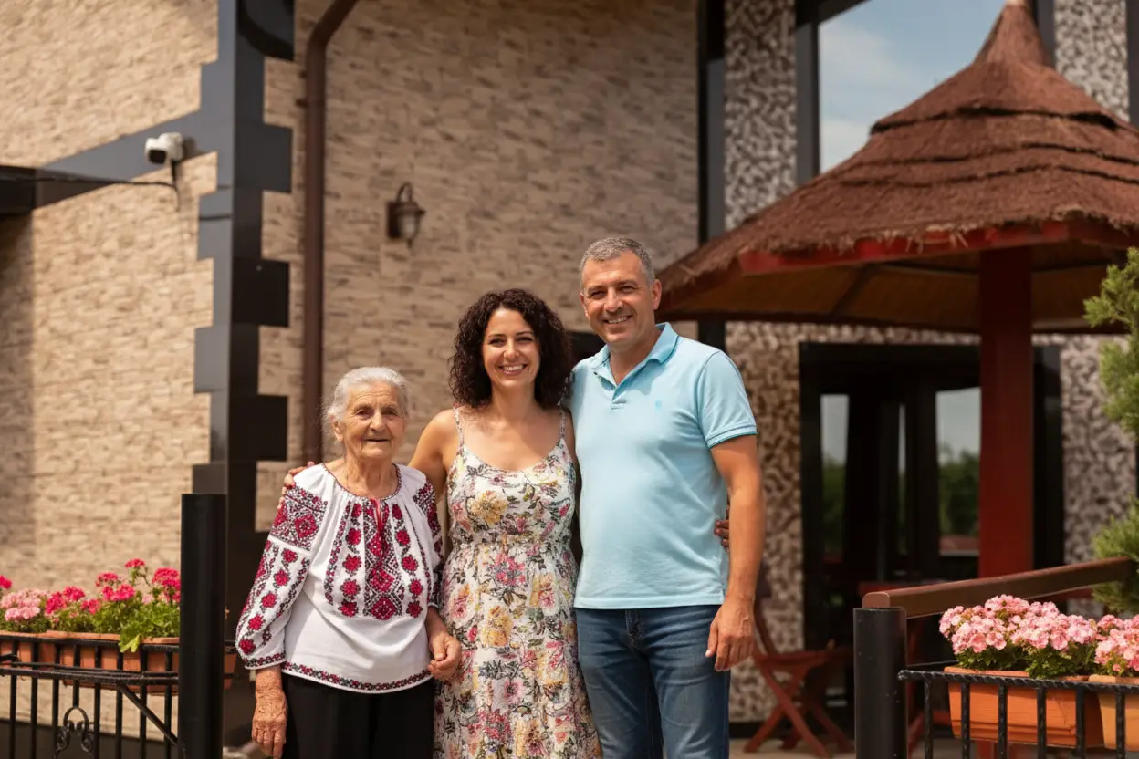 Rezidenți fericiți la Căminul Sfântul Vasile